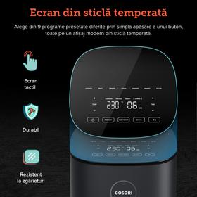 Imagine 5/17 - Friteuză cu aer cald Cosori Pro CAF-L501-KEU