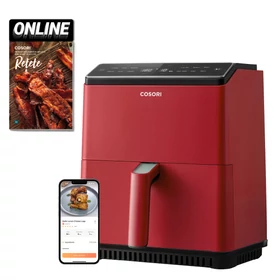 Imagine 1/7 - Friteuză cu aer cald Cosori Dual Blaze (Roșu) CAF-P583S-REU