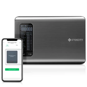 Imagine 1/10 - Cântar de bucătărie smart Etekcity cu calculator de calorii ESN00-RBS