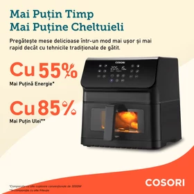 Imagine 12/12 - Friteuză cu Aer Cald Cosori Premium II Plus, 6,2 litri