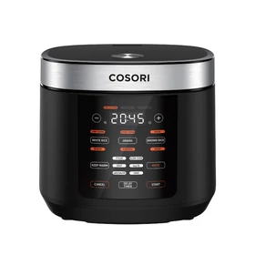 Imagine 3/8 - Cosori Slow Cooker Fierbător de orez multifuncțional (Negru) 