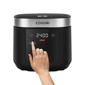 Imagine 6/8 - Cosori Slow Cooker Fierbător de orez multifuncțional (Negru) 