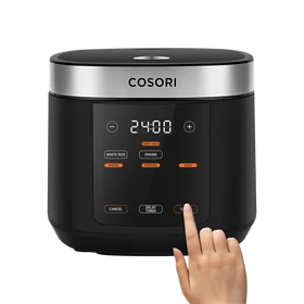Imagine 8/8 - Cosori Slow Cooker Fierbător de orez multifuncțional (Negru) 