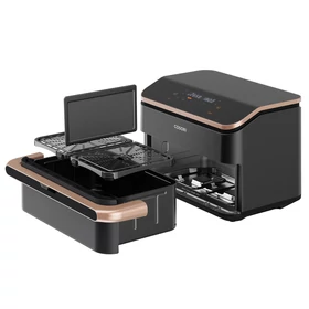 Imagine 5/10 - Friteuză cu Aer Cald Cosori Dual Blaze TwinFry, 10 litri