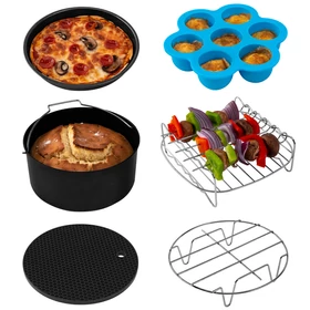 Imagine 2/7 - Set de accesorii pentru friteuza cu aer cald Cosori din 6 piese C158-6AC