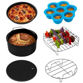 Imagine 2/7 - Set de accesorii pentru friteuza cu aer cald Cosori din 6 piese C158-6AC