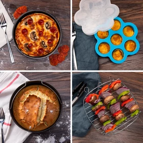 Imagine 3/7 - Set de accesorii pentru friteuza cu aer cald Cosori din 6 piese C158-6AC