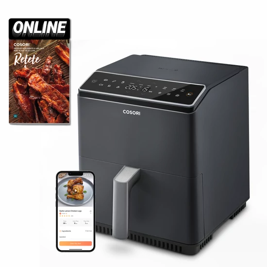 Friteuză cu aer cald Cosori Dual Blaze (Gri închis) CAF-P681S-KEUR
