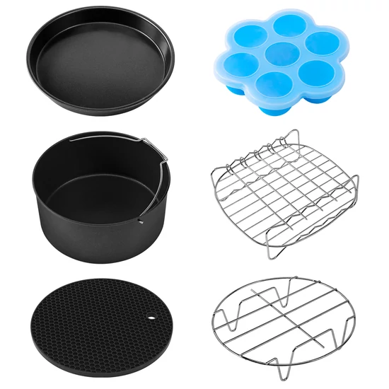 Set de accesorii pentru friteuza cu aer cald Cosori din 6 piese C158-6AC