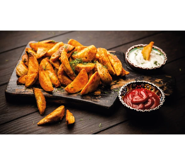 Cartofi Cajun wedges