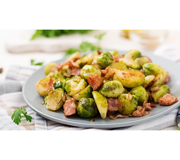 Varză de Bruxelles cu Pancetta