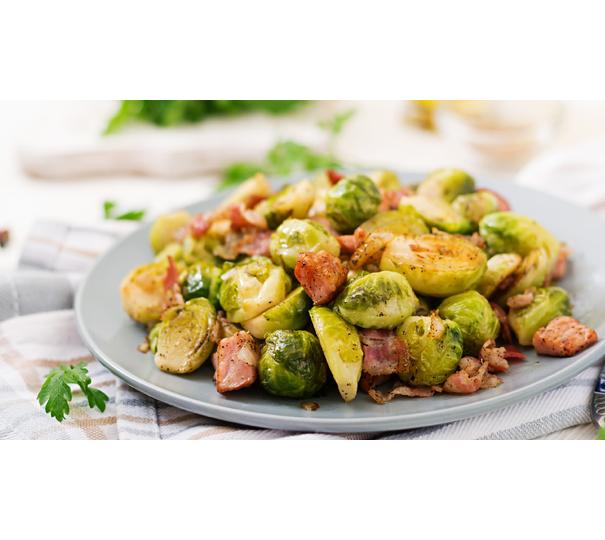 Varză de Bruxelles cu Pancetta