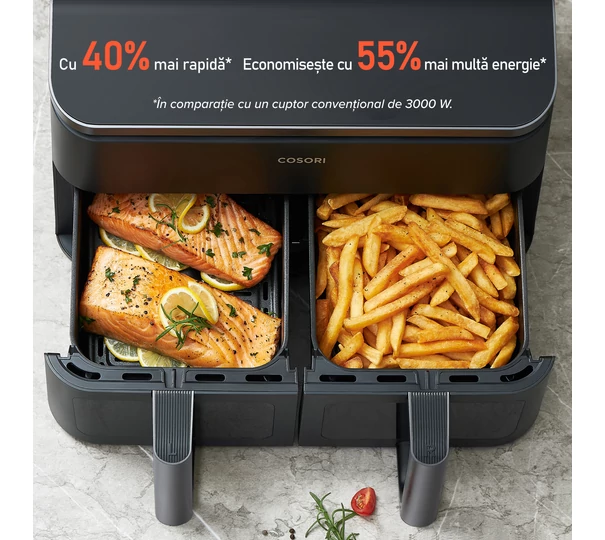Prânz complet cu o simplă apăsare de buton, într-un Air Fryer