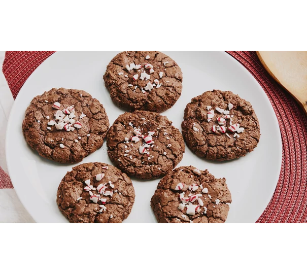 Fursecuri brownie cu caramel și mentă