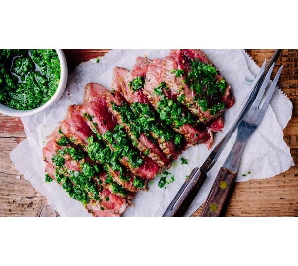 Steak cu sos Chimichurri